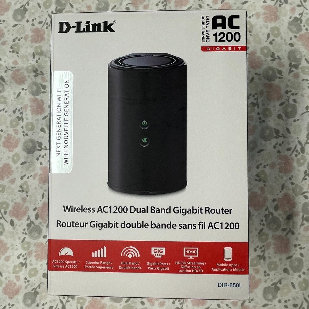 D-Link AC1200 Dual Band Gigabit Router - DIR850L